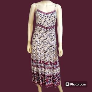 ARNHEM Rare Coquette Spaghetti Strap Dahlia Floral Slip Sun Dress